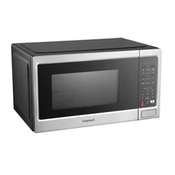 Cuisinart 1.1 cu ft Microwave Oven: Countertop, 1000W, 11 Power Levels, Digital Display, Child Lock, Black