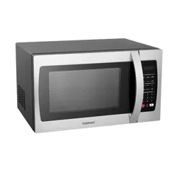 Cuisinart 1.3 cu ft Microwave Oven: Countertop, 1000W, 11 Power Levels, Child Lock, Digital Display, Black