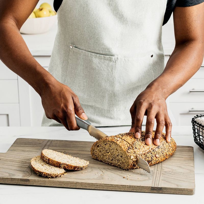 slide 10 of 11, Ninja NeverDull Essential 13pc Stainless Steel Knife System, Built in Sharpener, Shears, and Chef, Bread, Santoku, Utility, Paring, and Steak Knives, 13 ct
