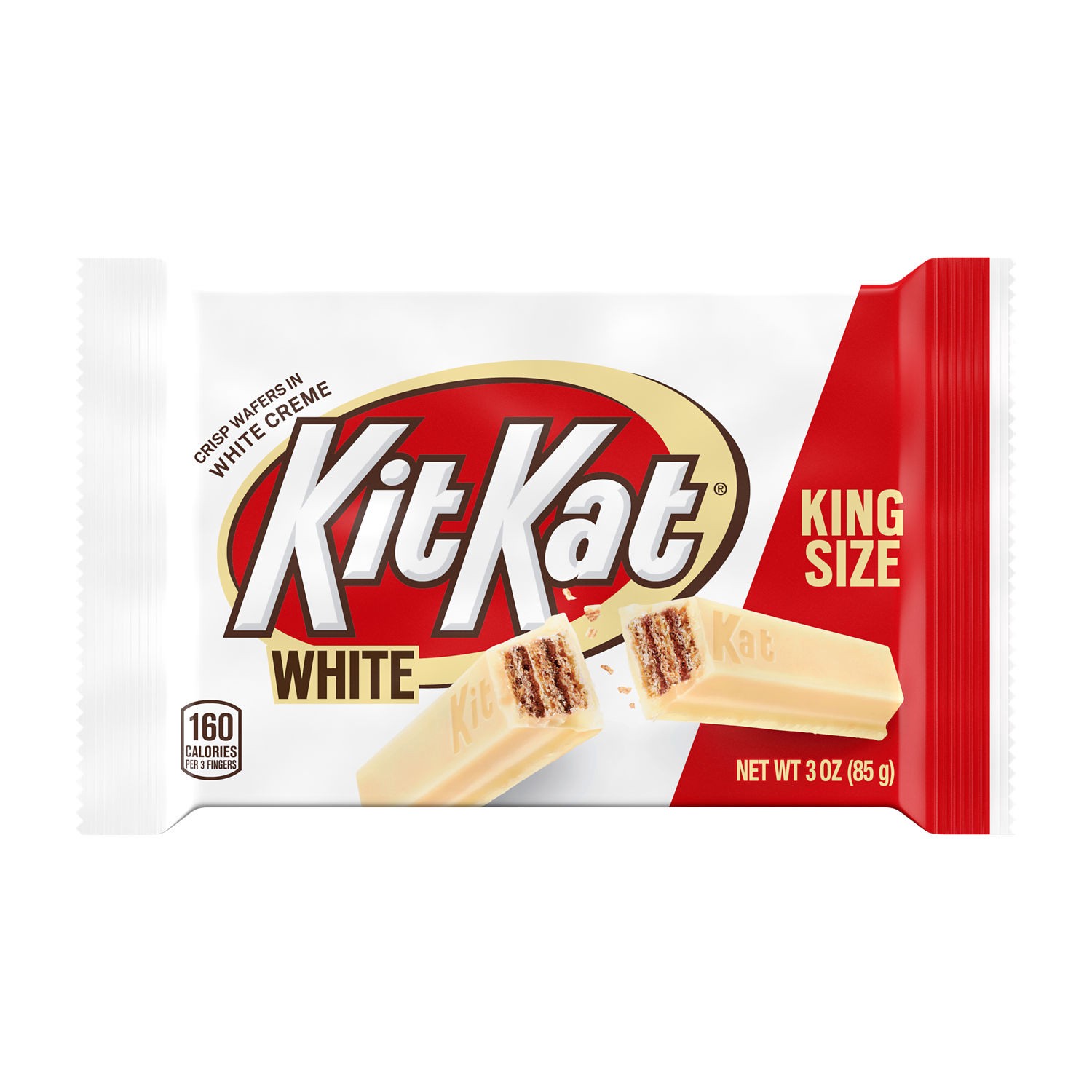 slide 1 of 5, KIT KAT White Creme Wafer King Size, Candy Bar- 3 oz, 3 oz