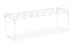 Whitmor Grid Stacking Shelf - White