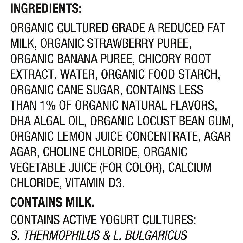 slide 4 of 8, Horizon Growing Years Strawberry Banana Kids' Lowfat Yogurt - 14oz/4ct, 4 ct; 14 oz