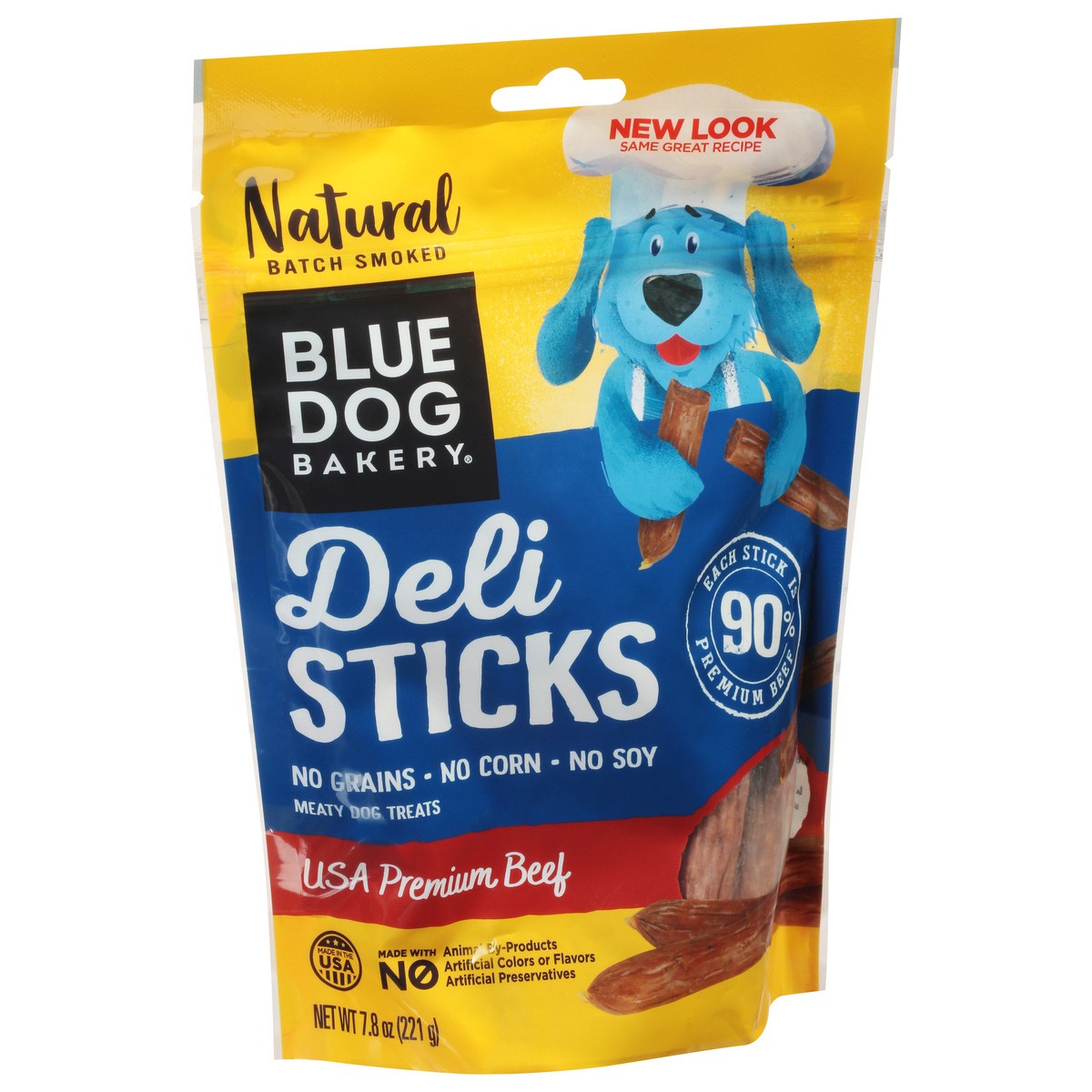 slide 3 of 14, Blue Dog Bakery Deli Sticks Premium Beef Dog Treats 7.8 oz, 7.8 oz