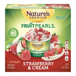 Nature's Premium Fruit Pearls Strawberry And Cream 9.2oz