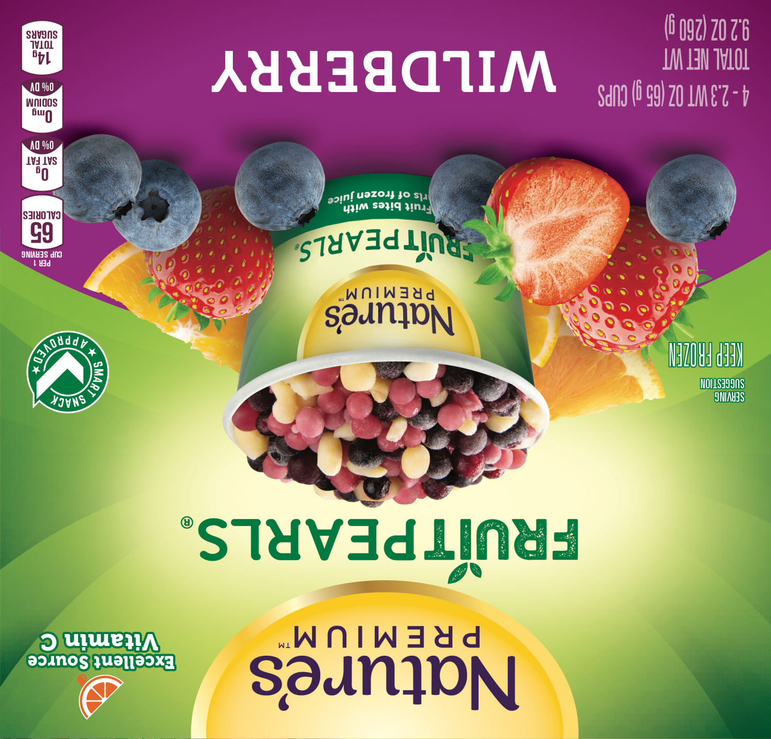 slide 2 of 5, Nature's Premium Fruit Pearls 4pk Triple Berry 2.3 Oz, 4 ct