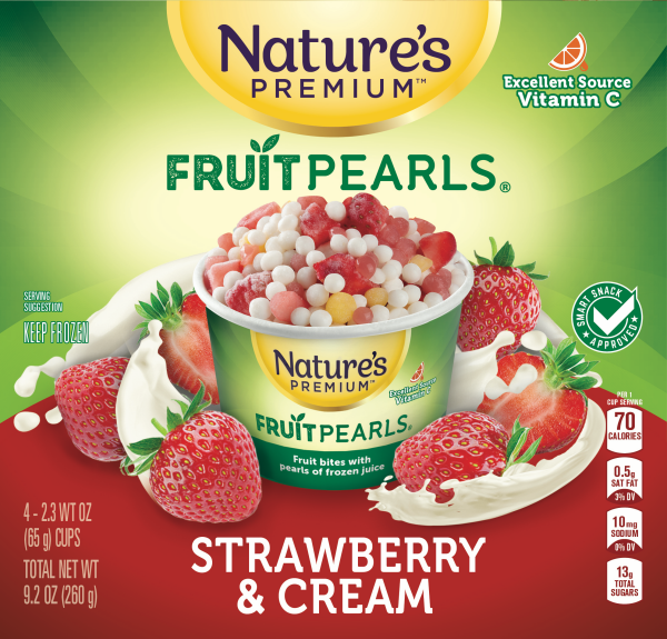 slide 5 of 20, Nature's Premium Fruit Pearls Strawberry and Cream, 9.2 oz