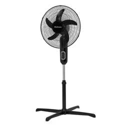 Holmes 16" Blade Breeze Manual Stand Oscillating Fan Black