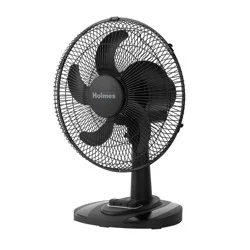 Holmes 12" Table Breeze Table Oscillating Fan Black