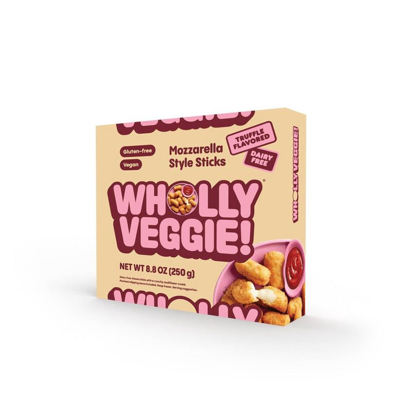 slide 1 of 4, Wholly Veggie! Frozen Truffle Mozzarella Sticks - 8.8oz, 8.8 oz