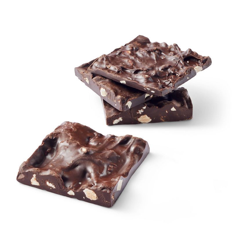 slide 3 of 3, Dark Chocolate Almond with Sea Salt Bark Crisps Candy - 5oz - Favorite Day™, 5 oz
