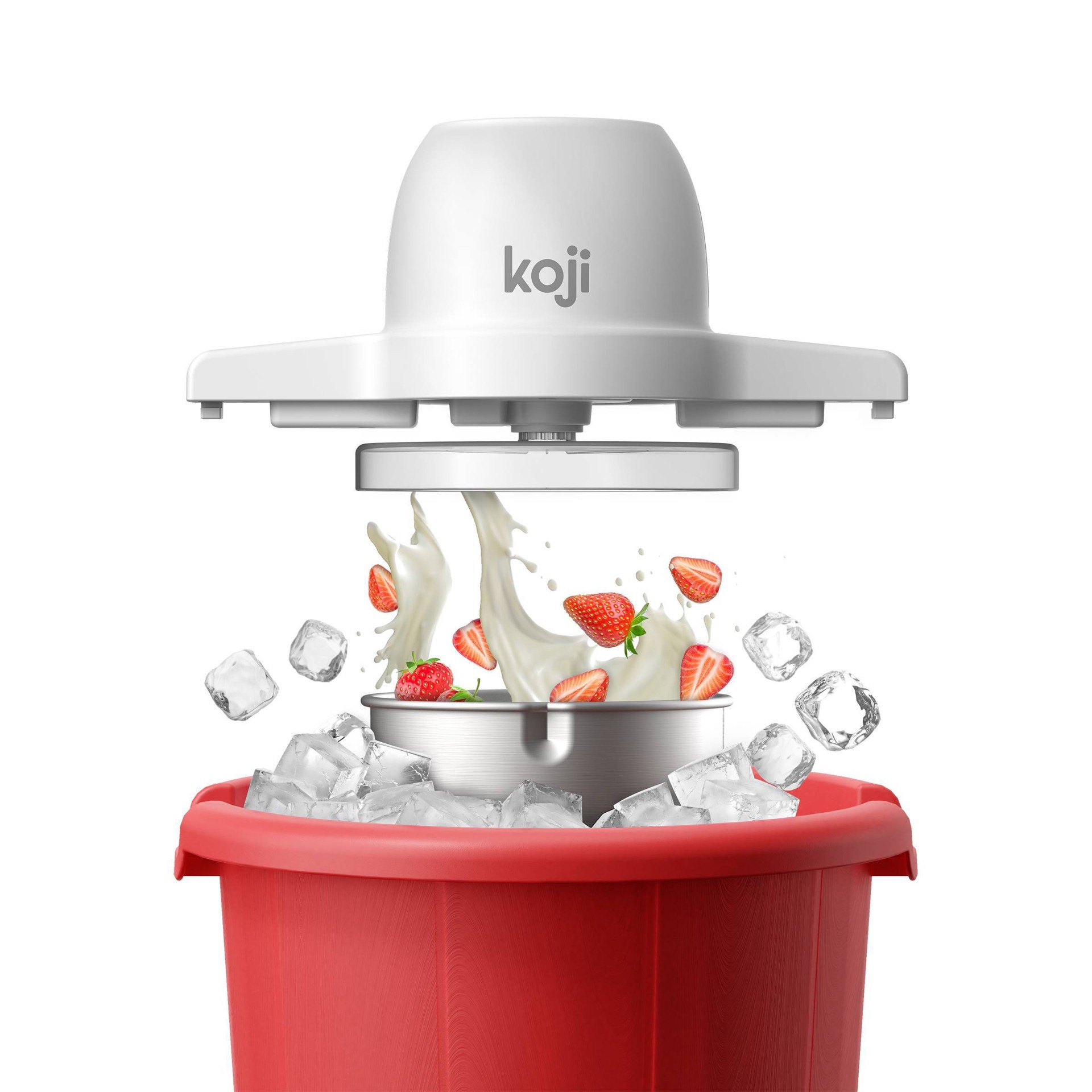 Koji Bucket Ice Cream Maker Red 1 ct Shipt