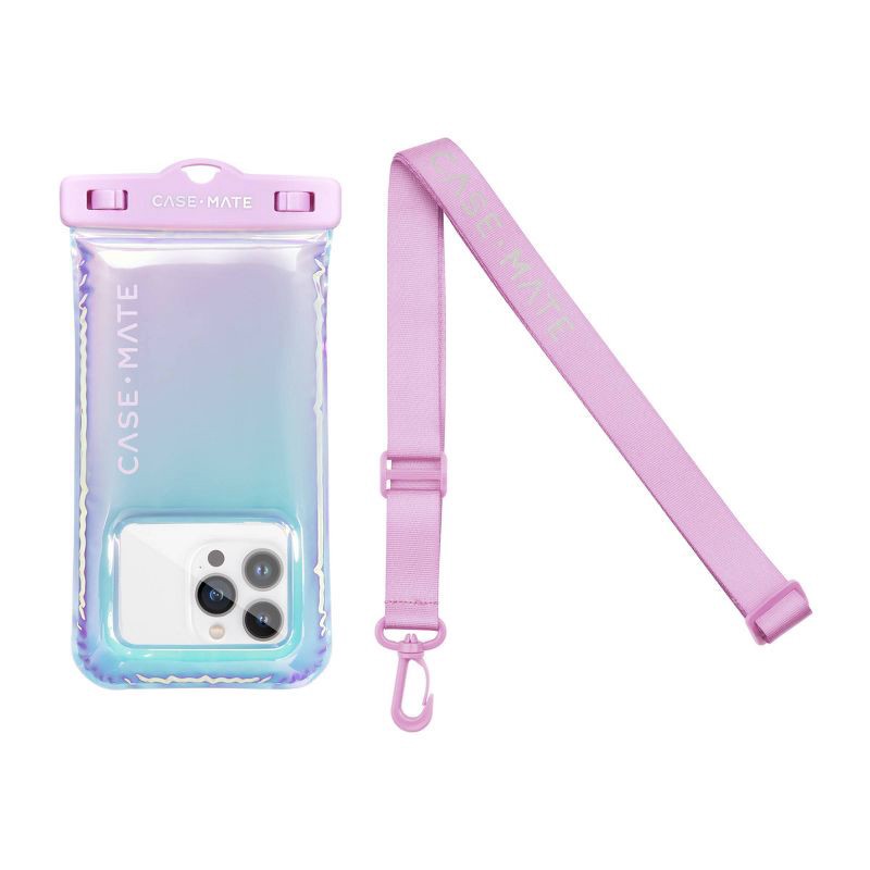 slide 3 of 6, Case-Mate Waterproof Pouch - Soap Bubble: Compatible with iPhone, Lightweight Design, 1 ct