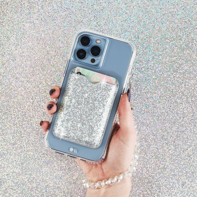 slide 6 of 6, Case-Mate Card Holder with MagSafe - Twinkle, 1 ct