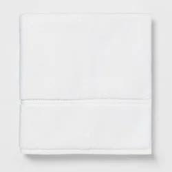 Spa Plush Oversized Bath Towel White - Threshold™: 100% Cotton, Heavyweight 550-800 GSM, Terry, OEKO-TEX Certified