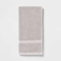 Spa Plush Hand Towel Light Gray - Threshold™