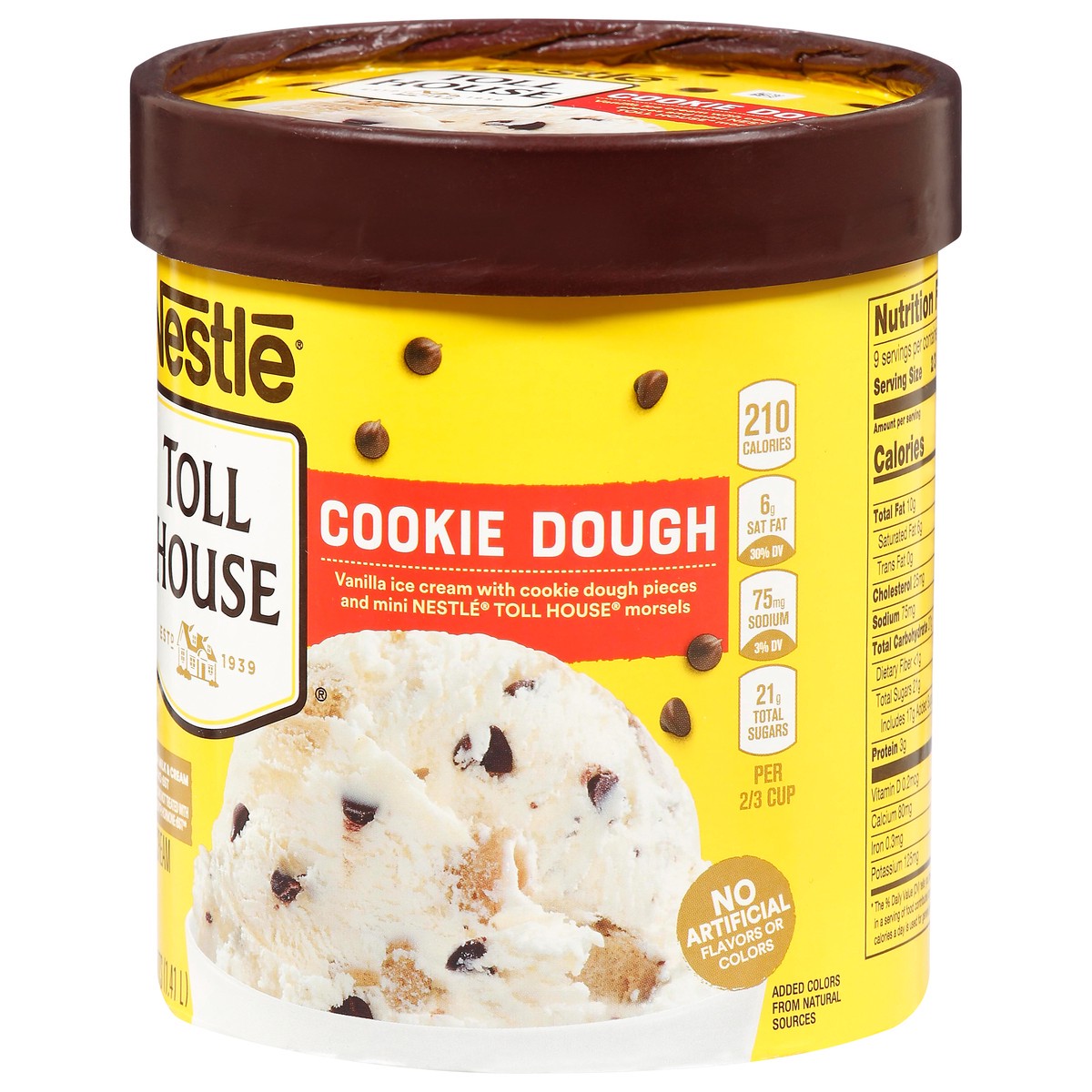 slide 7 of 9, Nestlé Toll House Cookie Dough Frozen Dairy Dessert 1.5 qt, 1.5 qt