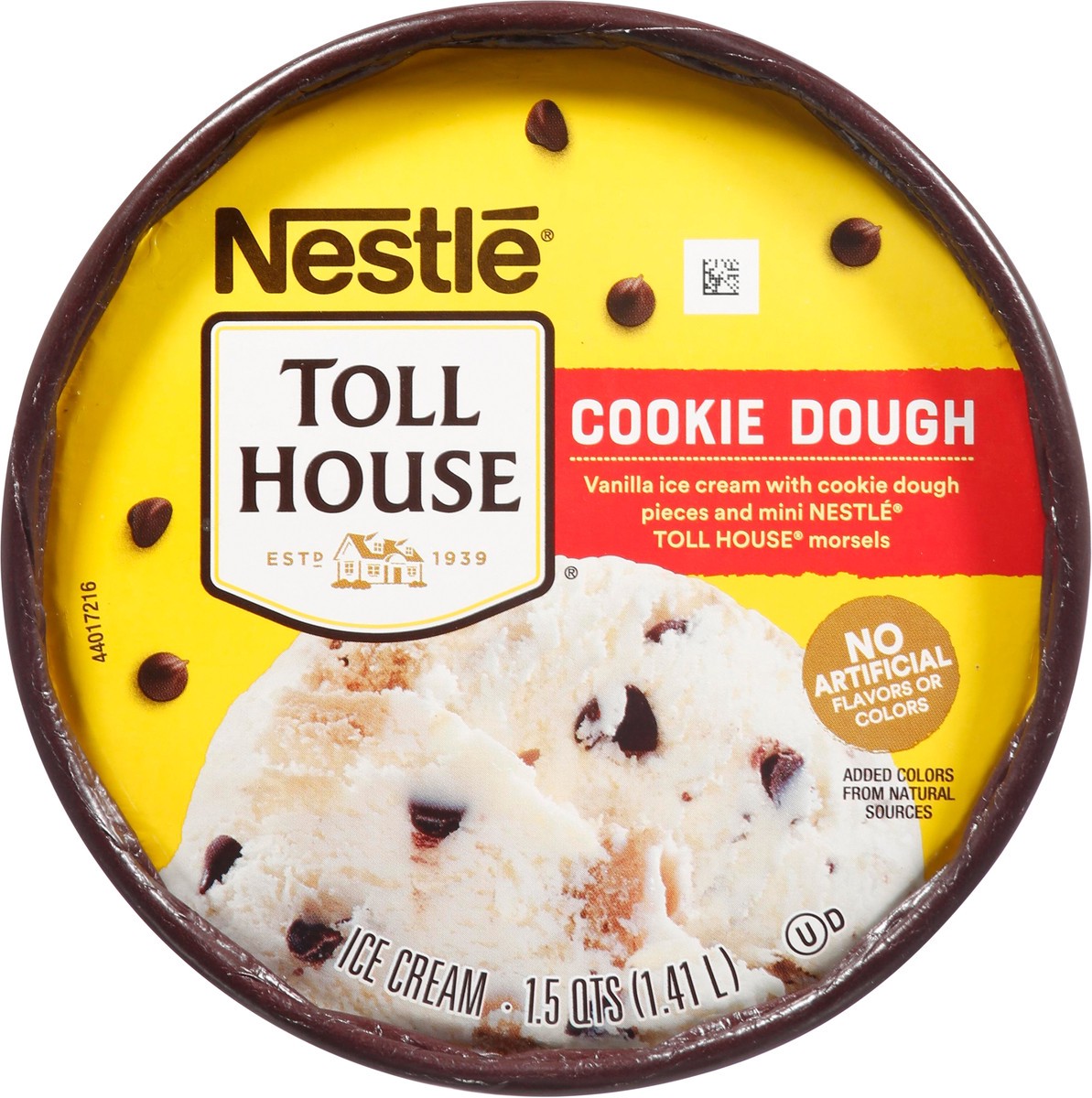 slide 6 of 9, Nestlé Toll House Cookie Dough Frozen Dairy Dessert 1.5 qt, 1.5 qt