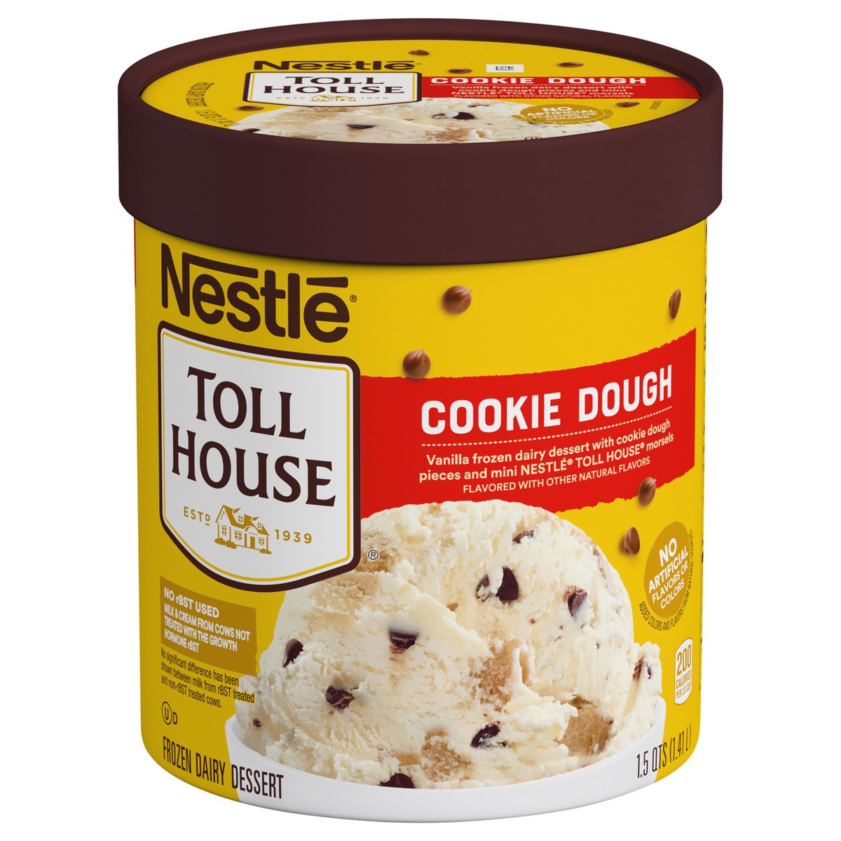 slide 1 of 9, Nestlé Toll House Cookie Dough Frozen Dairy Dessert 1.5 qt, 1.5 qt