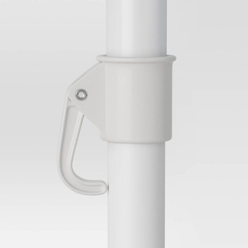 slide 2 of 5, 6.5'x5.8' Round Outdoor Patio Beach Umbrella Palm Green - Sun Squad™, 1 ct