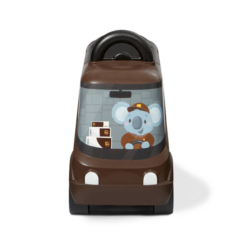 slide 6 of 12, Radio Flyer UPS Delivery Truck Ride-On: Steel & Plastic Pedal Toy for Ages 2+, 1 ct