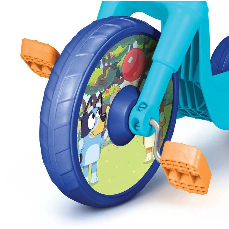 slide 4 of 7, Bluey 10" Fly Wheel Kids' Tricycle with Electronic Sound, 1 ct