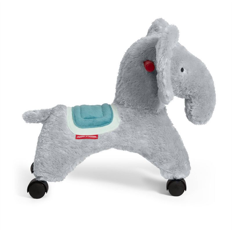 slide 6 of 8, Radio Flyer Ellie the Rolling Elephant Ride-On: Steel & Plastic Toddler Toy, 42 lb Capacity, 42 lb