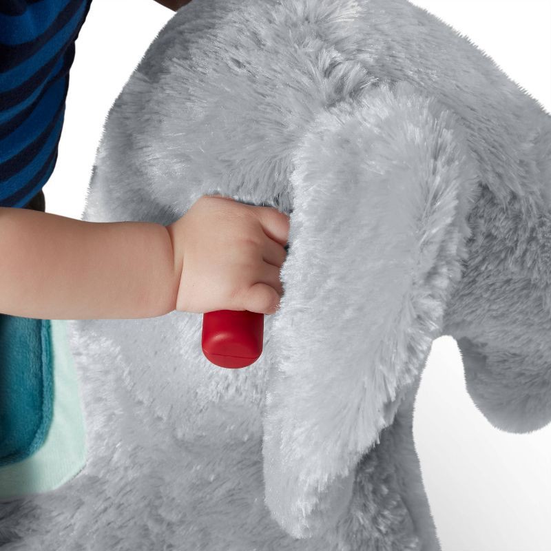 slide 8 of 8, Radio Flyer Ellie the Rolling Elephant Ride-On: Steel & Plastic Toddler Toy, 42 lb Capacity, 42 lb
