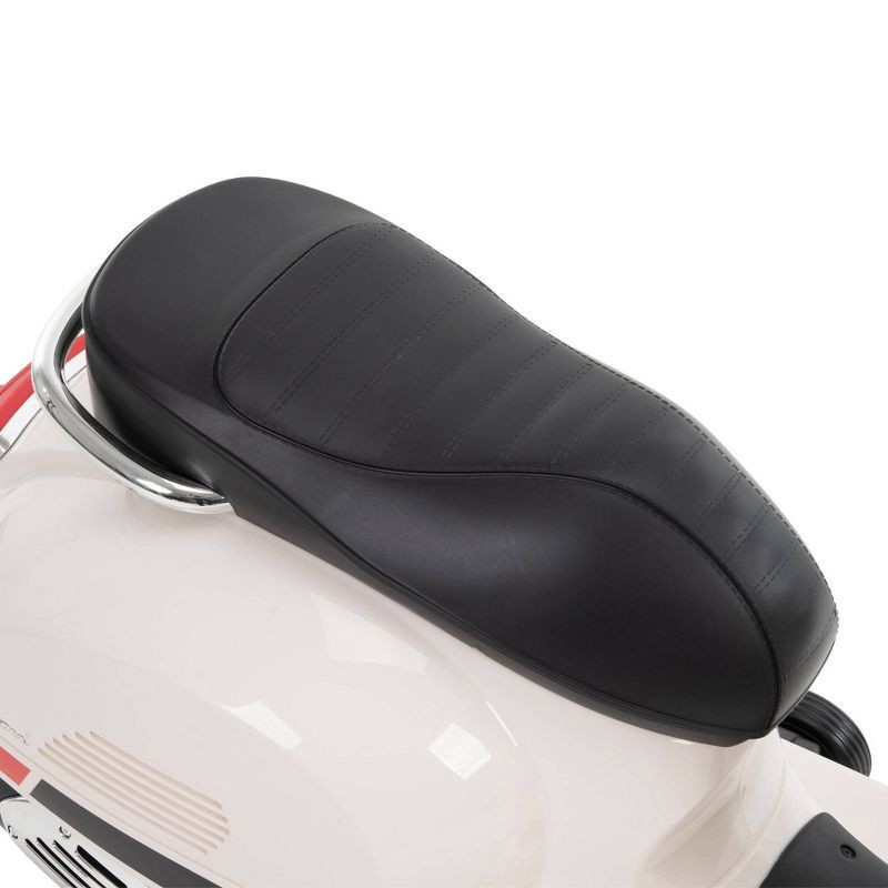 slide 3 of 8, Huffy 6V Vespa 801 Ride-On Scooter - White, 1 ct