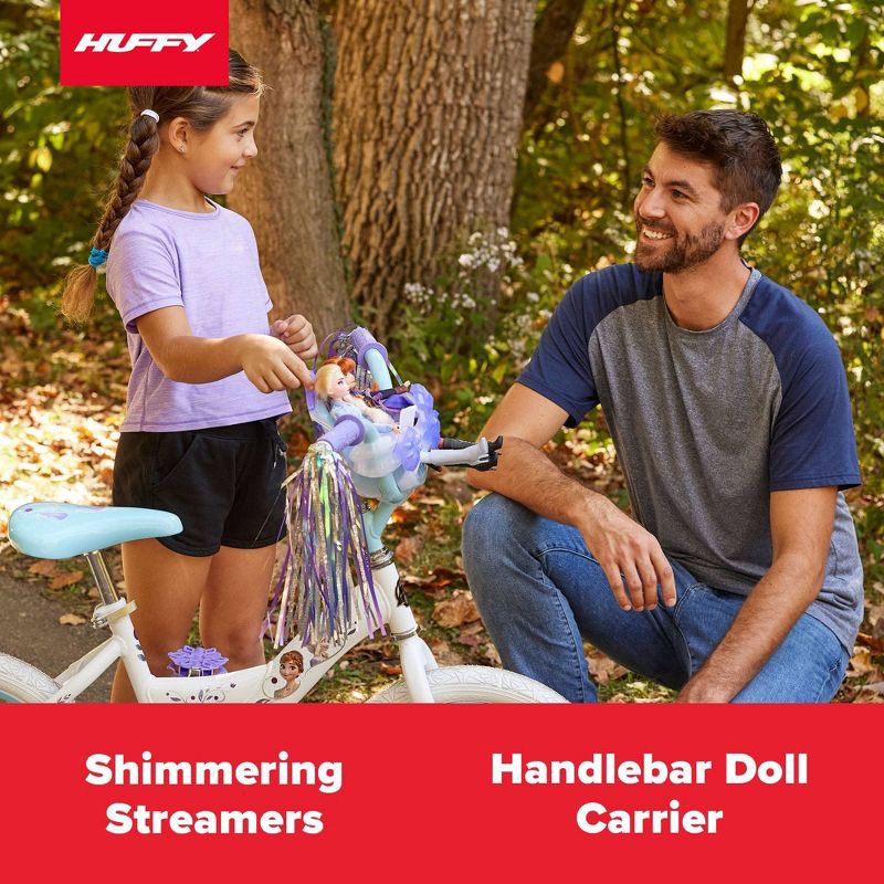 slide 13 of 16, Huffy Disney Frozen Kids' Bike - 16" Wheels - Training Wheels - White, 1 ct