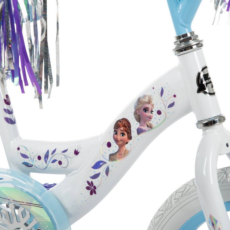 slide 9 of 16, Huffy Disney Frozen Kids' Bike - 16" Wheels - Training Wheels - White, 1 ct