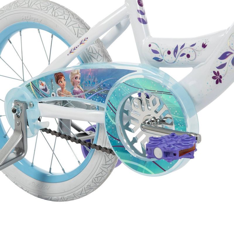 slide 8 of 16, Huffy Disney Frozen Kids' Bike - 16" Wheels - Training Wheels - White, 1 ct