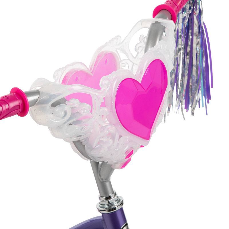 slide 4 of 17, Huffy Disney Princess Kids' Bike - 16" Wheels - Training Wheels - Purple, 1 ct