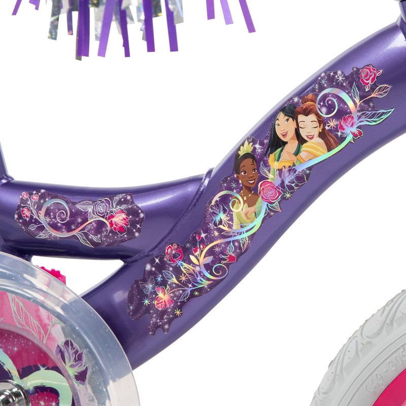 slide 10 of 17, Huffy Disney Princess Kids' Bike - 16" Wheels - Training Wheels - Purple, 1 ct