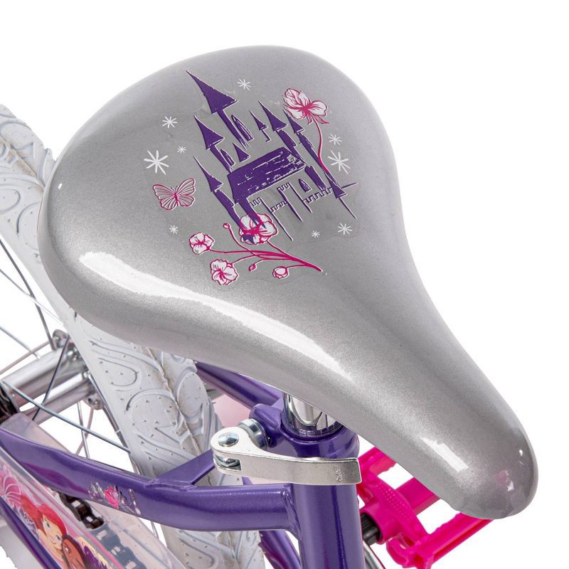 slide 9 of 17, Huffy Disney Princess Kids' Bike - 16" Wheels - Training Wheels - Purple, 1 ct