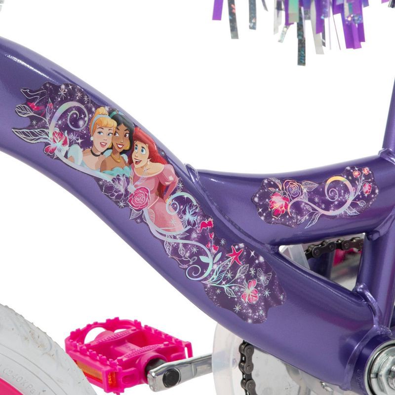 slide 11 of 17, Huffy Disney Princess Kids' Bike - 16" Wheels - Training Wheels - Purple, 1 ct