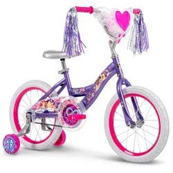 Huffy Disney Princess Kids' Bike - 16" Wheels - Training Wheels - Purple