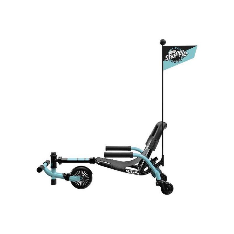 slide 2 of 9, Razor Crazy Cart Shuffle Go-Kart: Steel Frame, 150 lbs, 150 lb