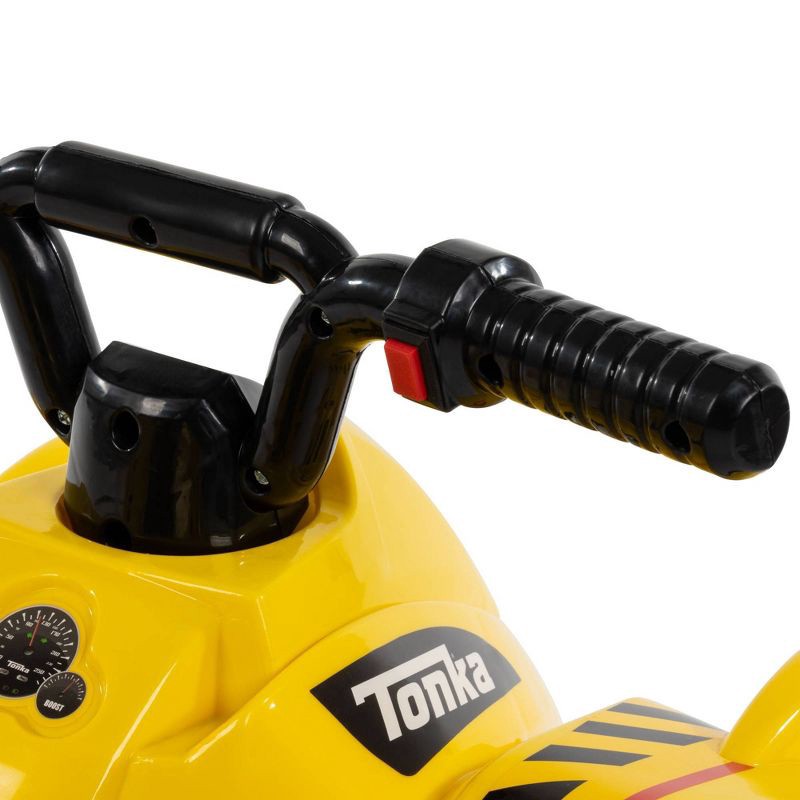 slide 8 of 11, Huffy Tonka Truck Battery Ride-On Quad - 6V - Age 1.5+ Years Old - Yellow, 1 ct