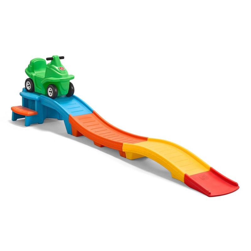 slide 1 of 11, Step2 Racing Green Up & Down Roller Coaster Ride-On: Pedal Push Toy for Ages 2-5, 1 ct