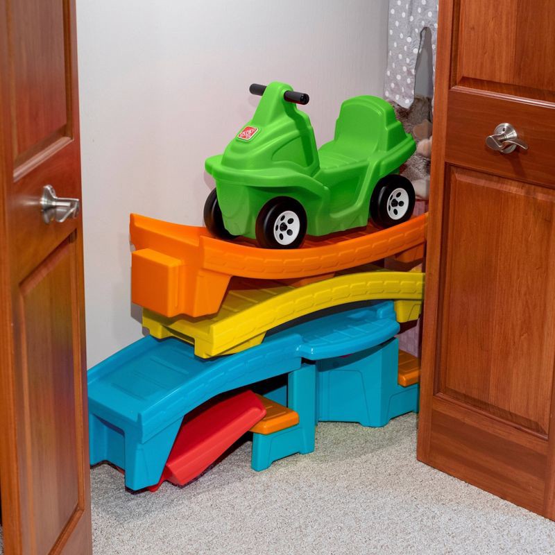 slide 10 of 11, Step2 Racing Green Up & Down Roller Coaster Ride-On: Pedal Push Toy for Ages 2-5, 1 ct