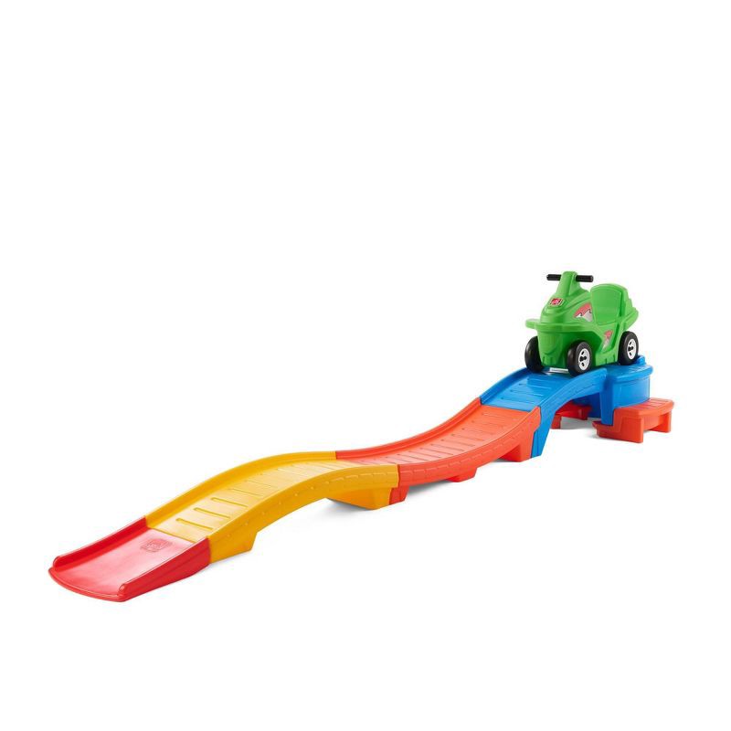 slide 1 of 11, Step2 Racing Green Up & Down Roller Coaster Ride-On: Pedal Push Toy for Ages 2-5, 1 ct