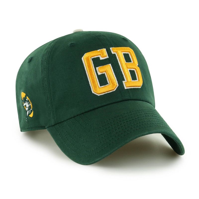 slide 3 of 3, NFL Green Bay Packers Clique Hat: Team Logo Adjustable Baseball Cap, 1 ct