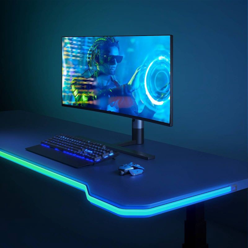 slide 2 of 4, Govee 6.56' Gaming Desk Strip: Home Theater Bias Wi-Fi Light, 1 ct