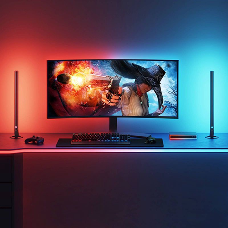 slide 4 of 4, Govee 6.56' Gaming Desk Strip: Home Theater Bias Wi-Fi Light, 1 ct