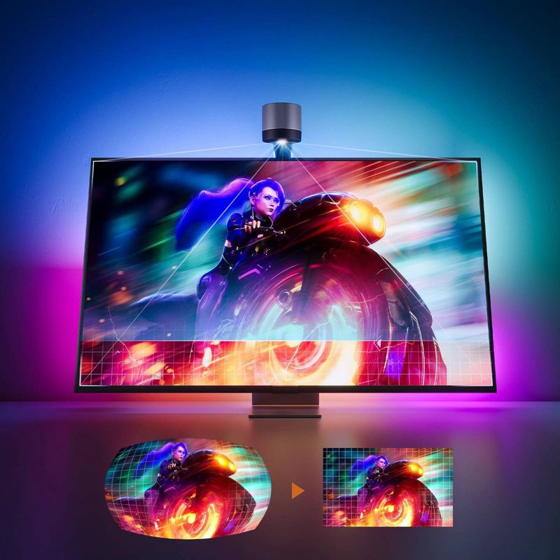 slide 7 of 24, Govee DreamView T1 16.4' TV Backlight: Wi-Fi Bias Lighting, Home Theater Accessory, 1 ct