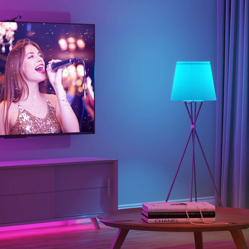 slide 3 of 4, Govee Wi-Fi 800LM 2.4GHz RGBWW 4pk LED Bulb: Home Theater Accessories, Wireless Bias Lighting, 4 ct