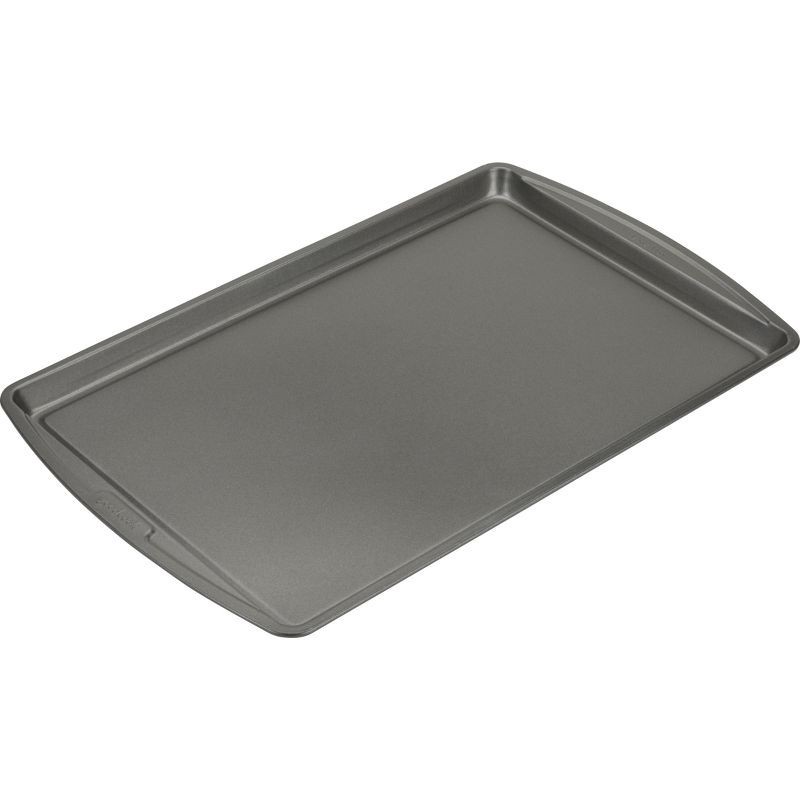 slide 4 of 7, GoodCook 11"x17" Nonstick Steel Cookie Sheet Gray, 1 ct
