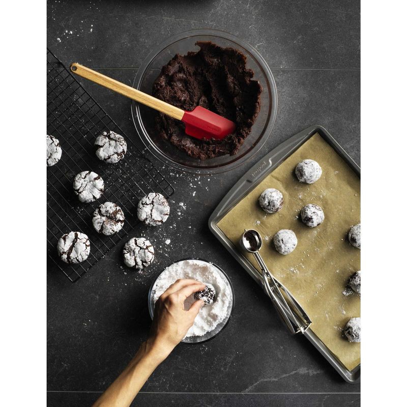slide 6 of 7, GoodCook 11"x17" Nonstick Steel Cookie Sheet Gray, 1 ct
