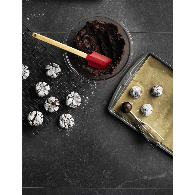 slide 7 of 7, GoodCook 11"x17" Nonstick Steel Cookie Sheet Gray, 1 ct