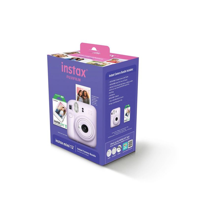 slide 3 of 3, Fujifilm Instax Mini 12 Bundle - Purple, 1 ct